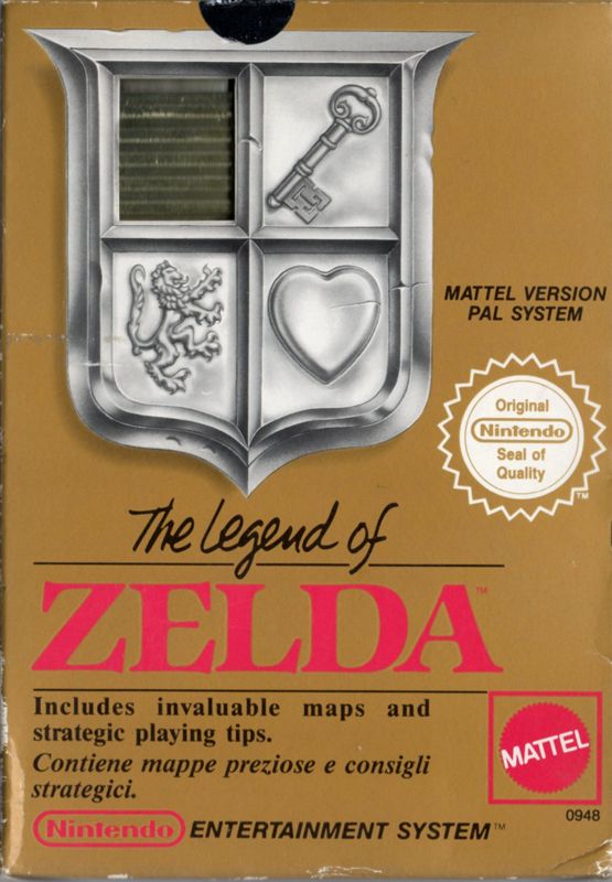 Legend of Zelda box art for Famicom Disk System